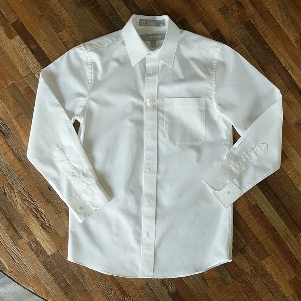 EUC Boy's White Shirt for Suit - Long Sleeved